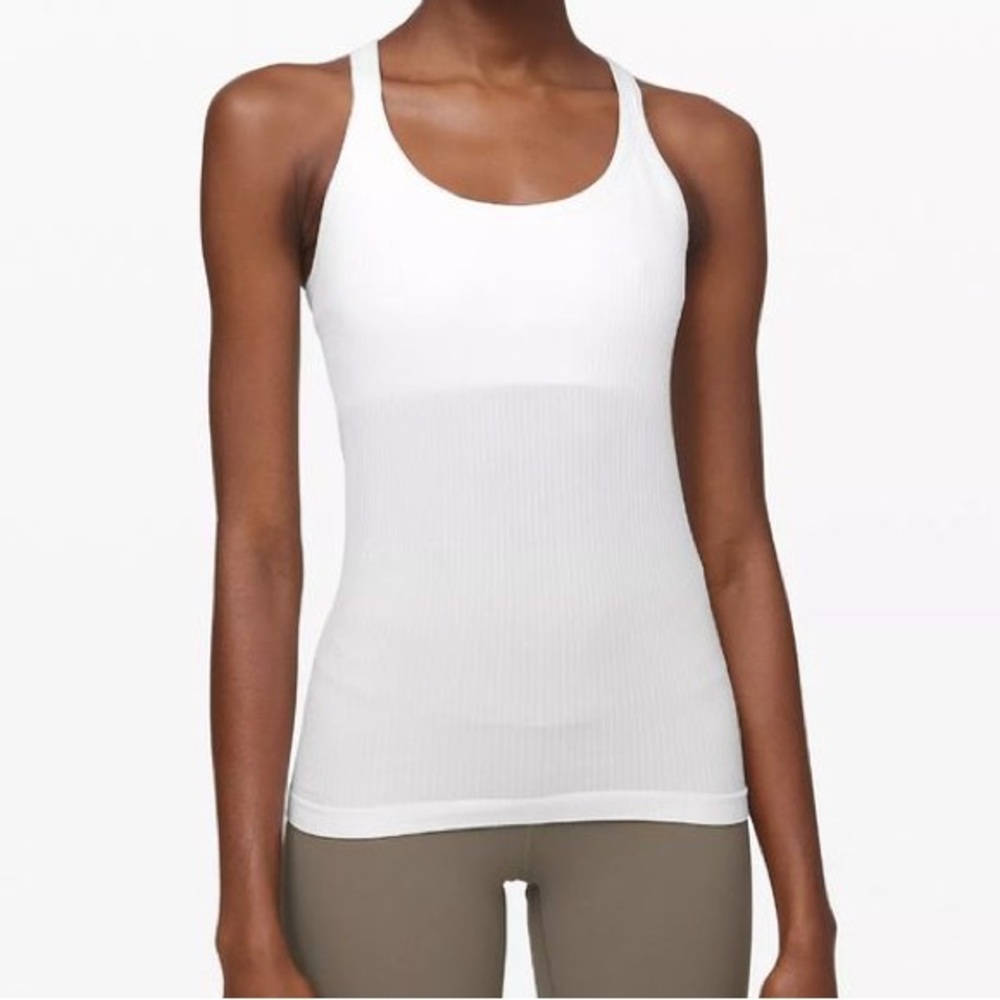 LuluLemon Ebb the Street Tank in White